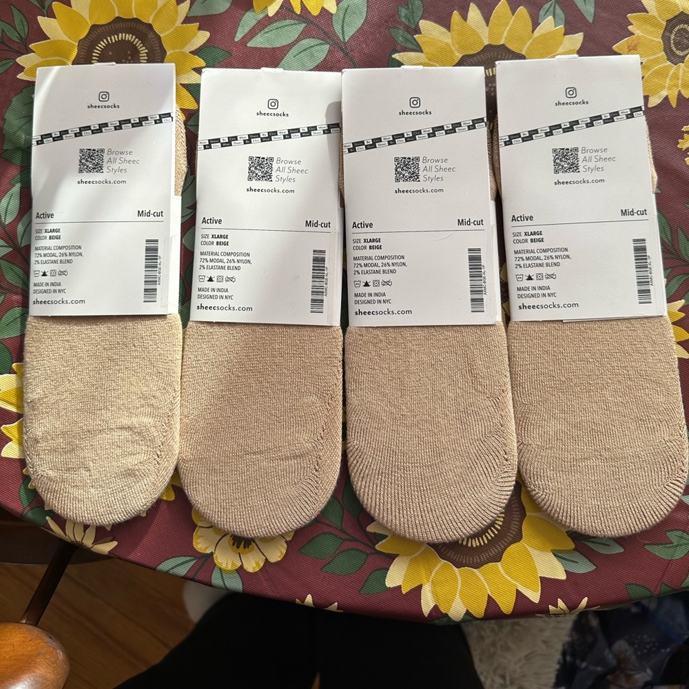 Sheec active mid cut no show socks - Picture 2 of 4